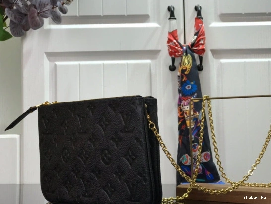 POCHETTE VUITTON LOUIS ZIP DOUBLE 0814